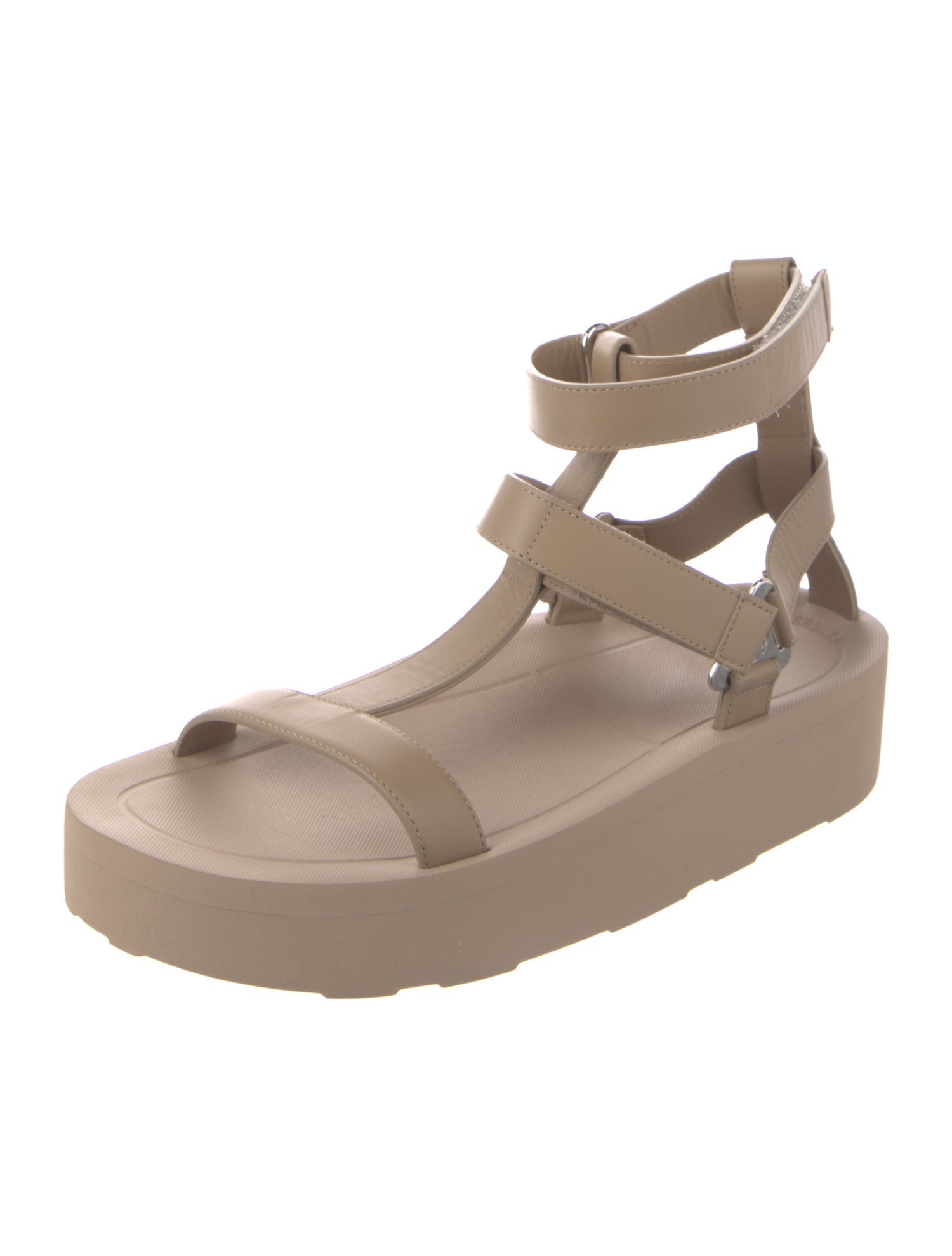 Hermès Enid Leather Gladiator Sandals